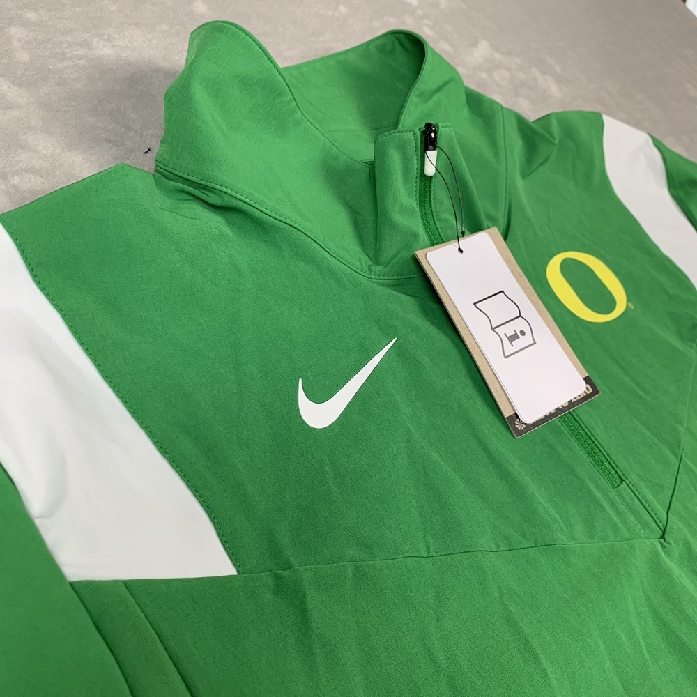 Nike Football Coach Sideline Jacket Large Green Oregon Ducks DJ5113 Sample